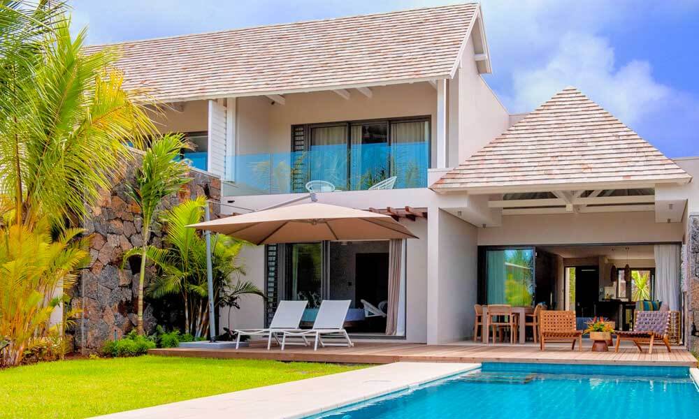 Anahita golf spa resort mauritius villa outside