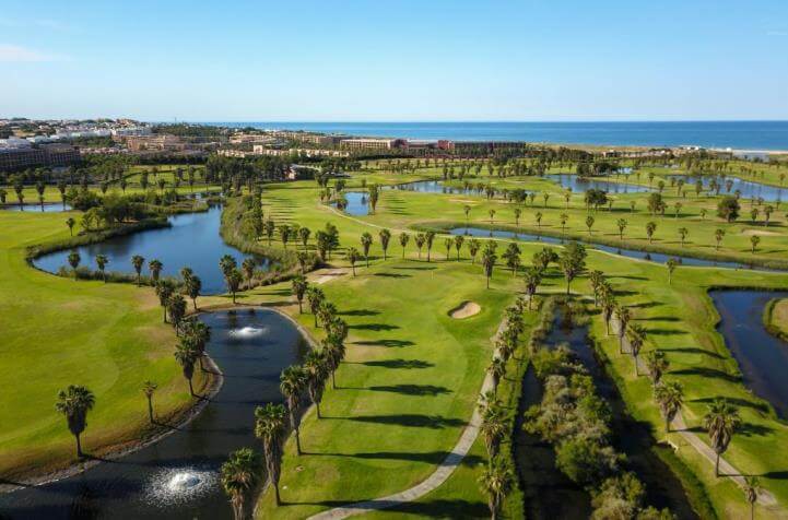 Aerial view salgados golf course 2