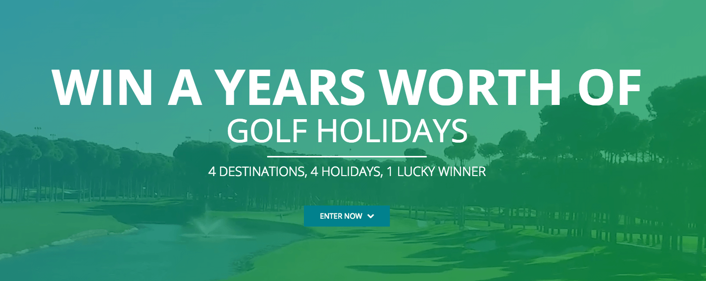 Win A Years Worth Of Golf Holidays