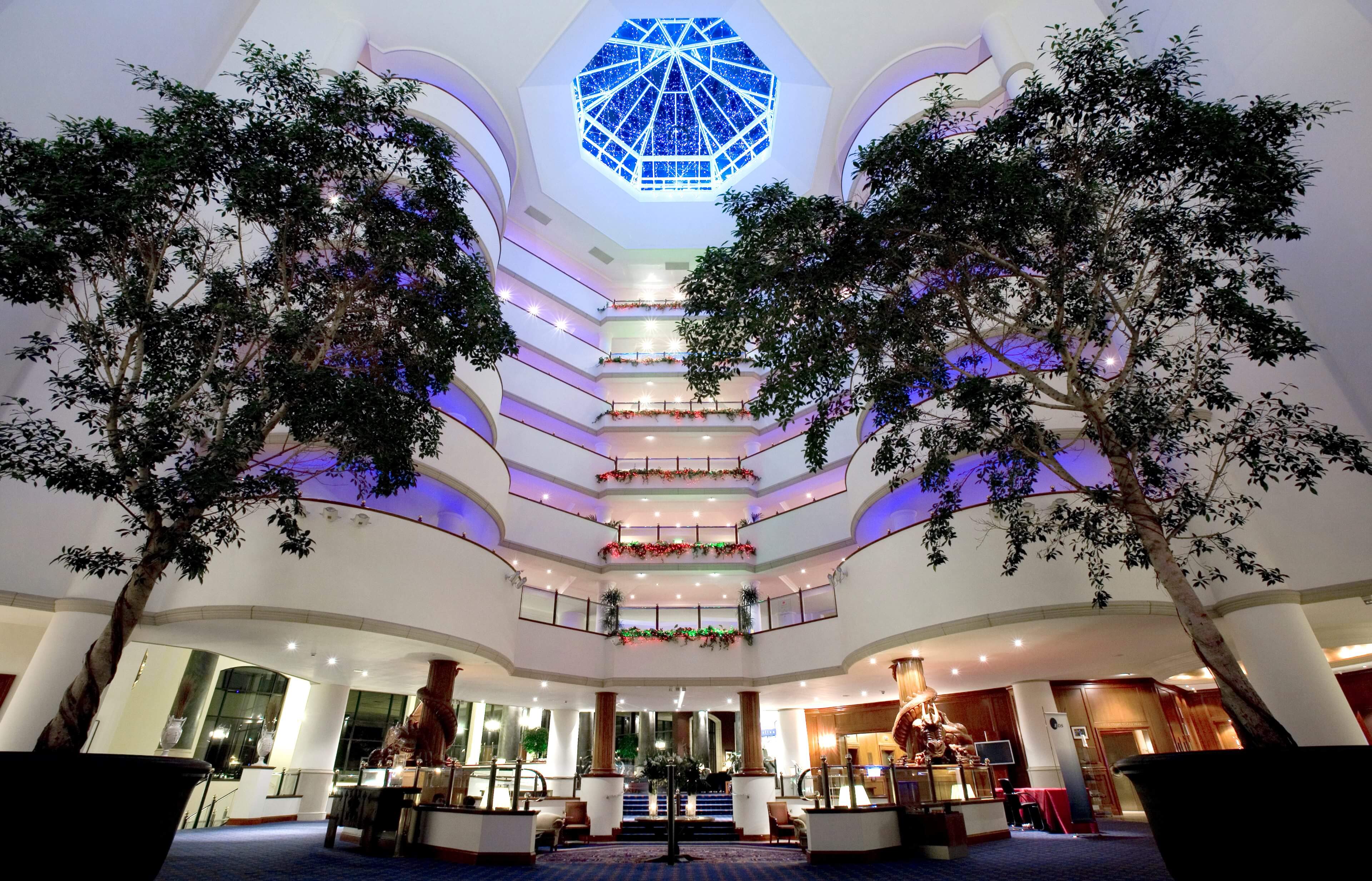Resort hotel atrium lobby 2