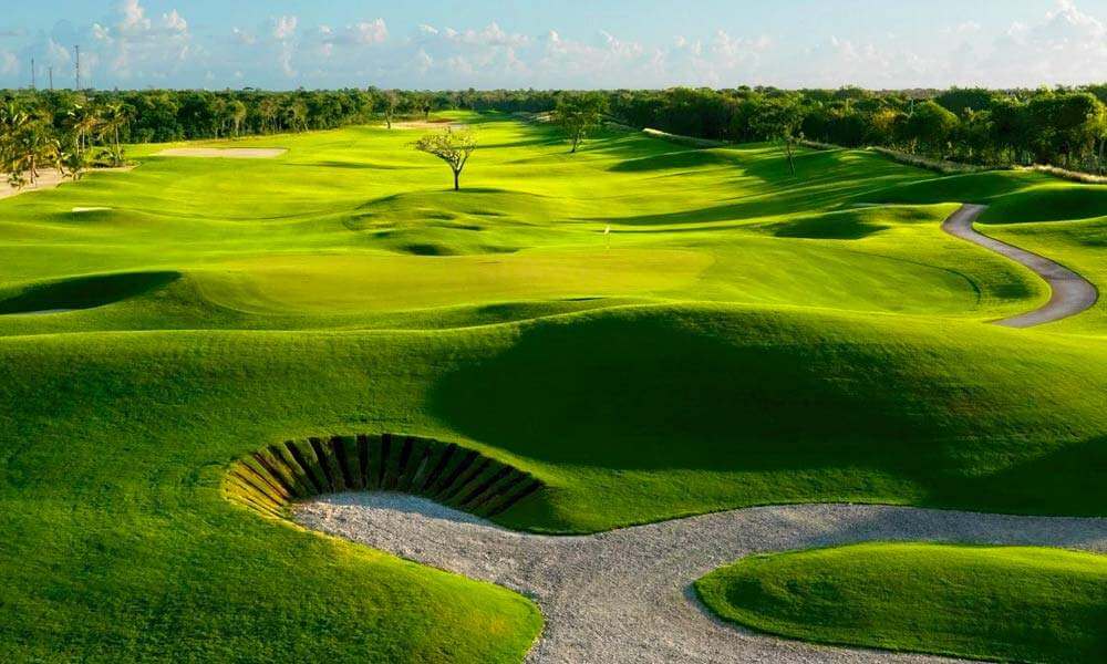 La cana golf course dominican republic lane daylight